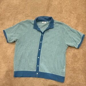 Blue Mesh Shirt